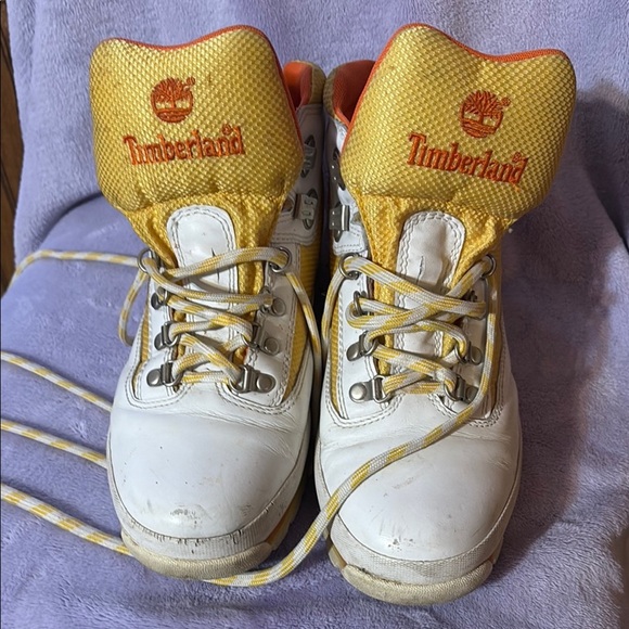 Timberland Other - Timberland Kids White and Yellow Shoes